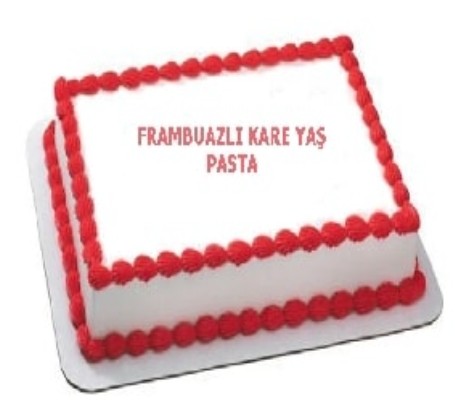 Butik Üretim 30 Kişilik Frambuazlı Pasta